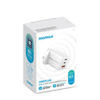 MOMAX UM30 PD 67W Fast Charger Power Adapter, UK Plug, UK Plug – Fast Charging, TPU