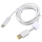 USB-C / Type-C to Big Square Male Laptop Power Charging Cable for Lenovo, Cable Length: about 1.5m, Type-C to Big Square – Data Transmission