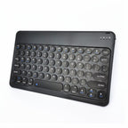 X3 10 inch Universal Tablet Round Keycap Wireless Bluetooth Keyboard, X3 – Bluetooth