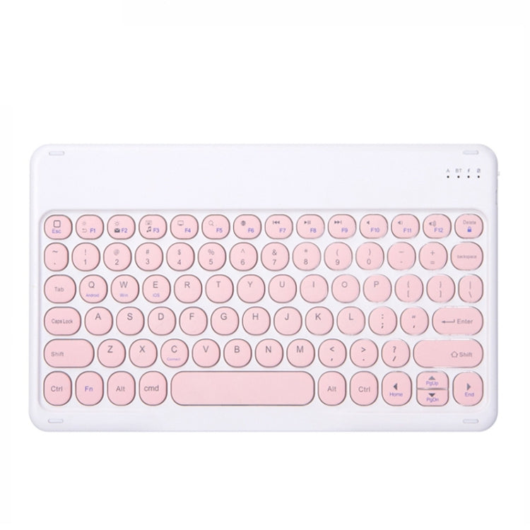 X3 10 inch Universal Tablet Round Keycap Wireless Bluetooth Keyboard, X3 – Bluetooth X3 Pink