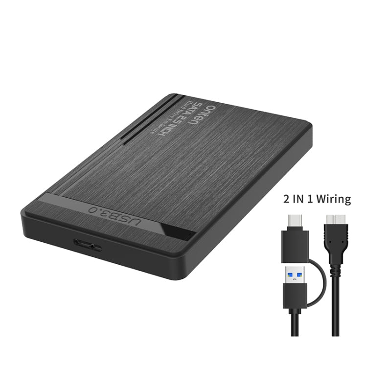 Onten UHD1 12.5 inch External Hard Drive Disk Case with 2 in 1Cable – Durable Build, Easy to Use