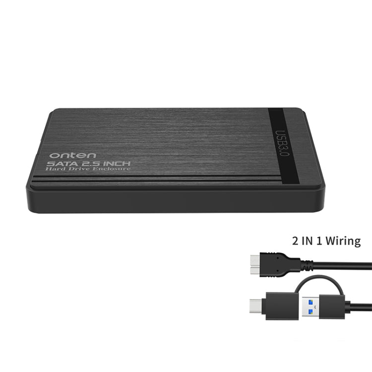 Onten UHD1 12.5 inch External Hard Drive Disk Case with 2 in 1Cable – Durable Build, Easy to Use