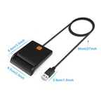 ROCKETEK SCR1 CAC ID SIM Chip Smart Card Reader, SCR1 – Durable Build, Easy to Use