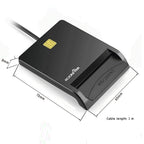 ROCKETEK SCR1-C CAC ID SIM Chip Smart Card Reader, SCR1-C – Durable Build, Easy to Use