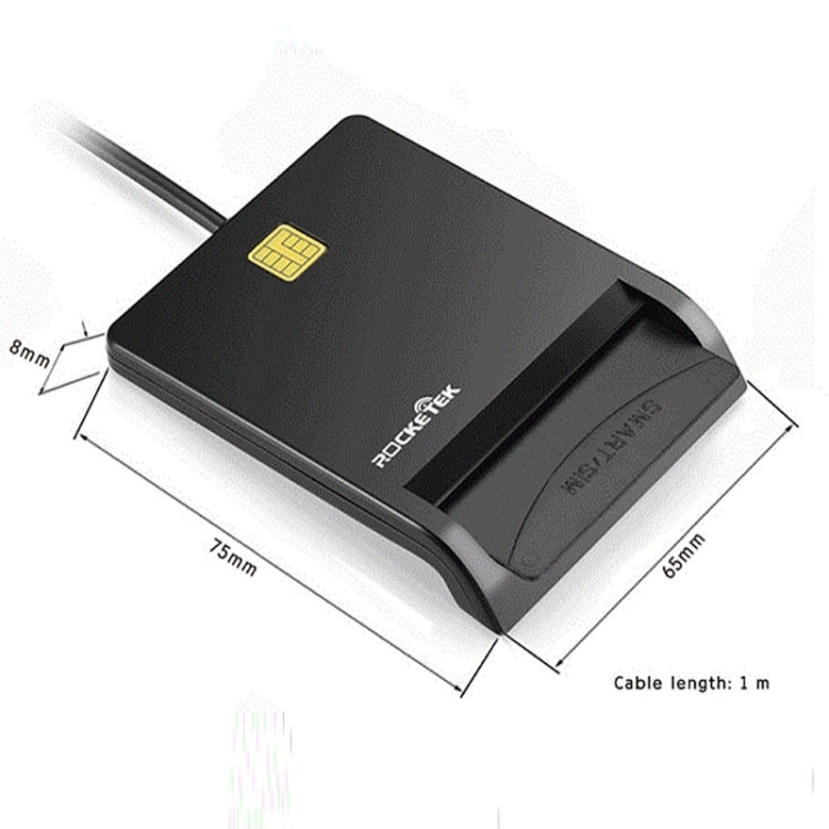ROCKETEK SCR1-C CAC ID SIM Chip Smart Card Reader, SCR1-C – Durable Build, Easy to Use