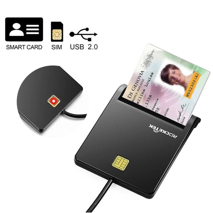 ROCKETEK SCR1-C CAC ID SIM Chip Smart Card Reader, SCR1-C – Durable Build, Easy to Use