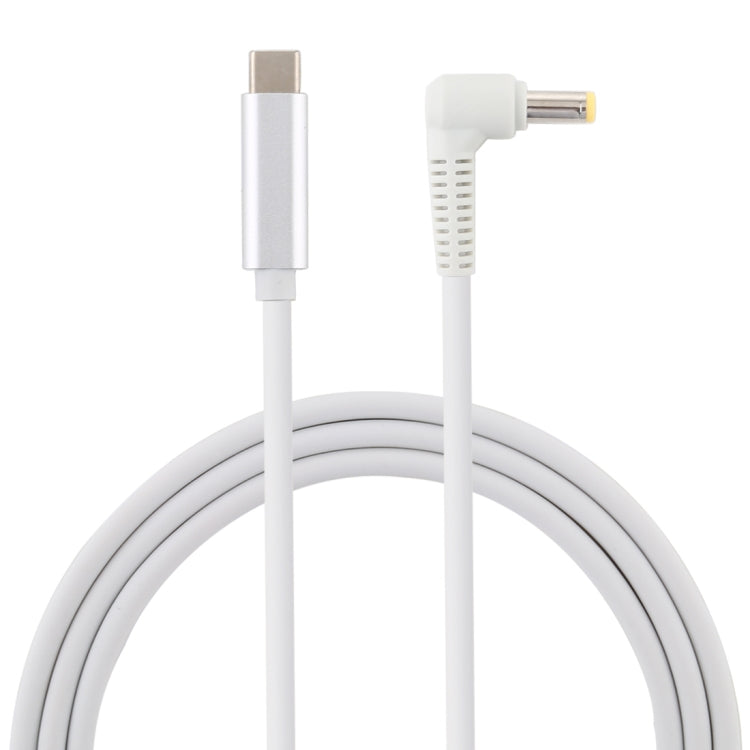 USB-C / Type-C to 5.5 x 2.5mm Laptop Power Charging Cable, Cable Length: about 1.5m, Type-C to 5.5 x 2.5mm(Elbow) – Data Transmission Type-C to 5.5 x 2.5mm(Elbow)