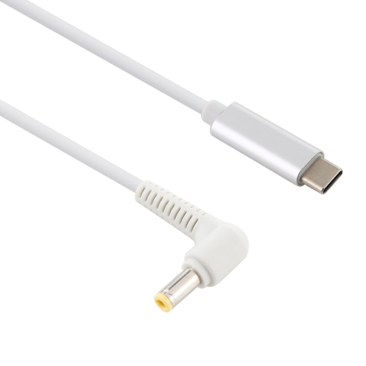 USB-C / Type-C to 5.5 x 2.5mm Laptop Power Charging Cable, Cable Length: about 1.5m, Type-C to 5.5 x 2.5mm(Elbow) – Data Transmission