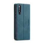 CaseMe-013 Multifunctional Retro Frosted Horizontal Flip Leather Case for Galaxy A30S / A50S / A50, with Card Slot & Holder & Zipper Wallet & Photo Frame – Card Slot, Flip, Leather, For Galaxy A50