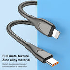 ADC-009 USB-C / Type-C to USB-C / Type-C Zinc Alloy Hose Fast Charging Data Cable, Cable Length: 1m, USB-C / Type-C to USB-C / Type-C – Fast Charging, Data Transmission, TPU