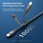 ADC-009 USB-C / Type-C to USB-C / Type-C Zinc Alloy Hose Fast Charging Data Cable, Cable Length: 1m, USB-C / Type-C to USB-C / Type-C – Fast Charging, Data Transmission, TPU