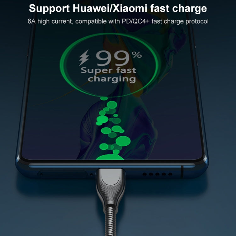 ADC-009 USB-C / Type-C to USB-C / Type-C Zinc Alloy Hose Fast Charging Data Cable, Cable Length: 1m, USB-C / Type-C to USB-C / Type-C – Fast Charging, Data Transmission, TPU