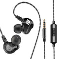 QKZ CK9 HiFi In-ear Four Unit Sports Music Headphones Black