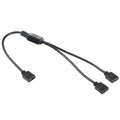 3 Pin 5V 1 to 2 Motherboard AURA RGB PC Cooling Extension Cable for Asus, 1 to 2 – Durable Build, Easy to Use 1 to 2