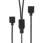 3 Pin 5V 1 to 2 Motherboard AURA RGB PC Cooling Extension Cable for Asus, 1 to 2 – Durable Build, Easy to Use