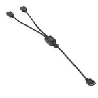 3 Pin 5V 1 to 2 Motherboard AURA RGB PC Cooling Extension Cable for Asus, 1 to 2 – Durable Build, Easy to Use