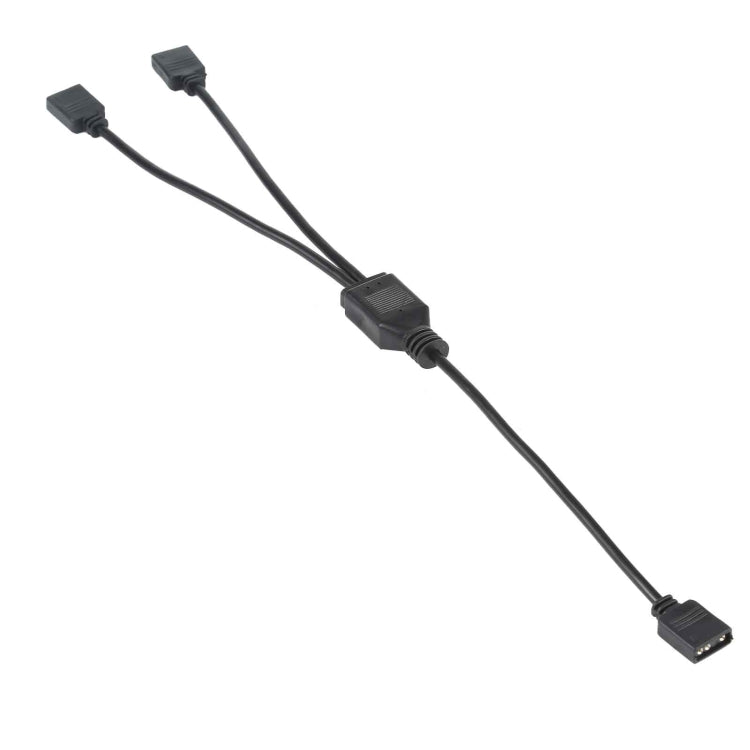 3 Pin 5V 1 to 2 Motherboard AURA RGB PC Cooling Extension Cable for Asus, 1 to 2 – Durable Build, Easy to Use
