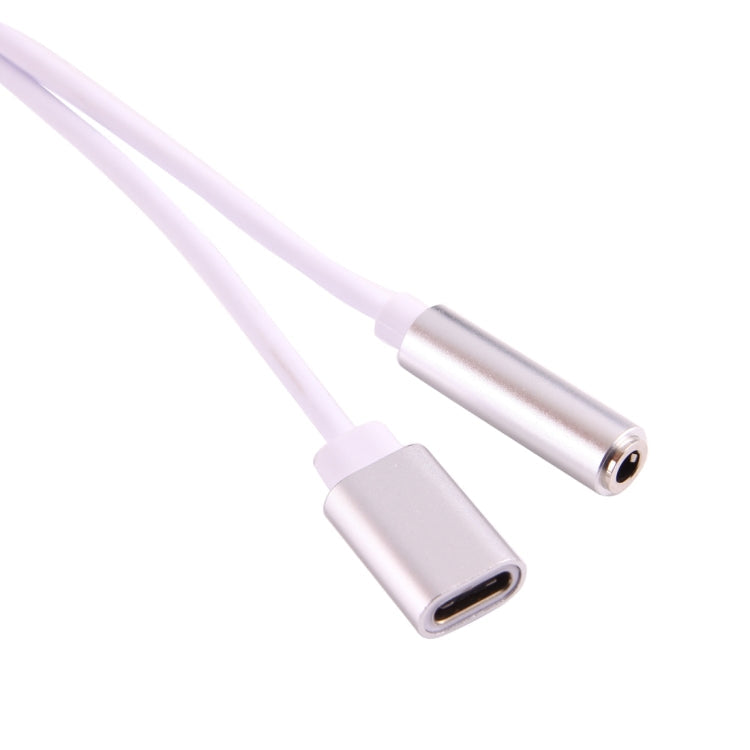 USB-C / Type-C Male to 3.5mm Female & Type-C Female Audio Adapter – TPU