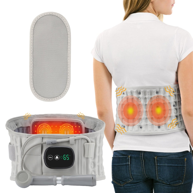 Hailicare Rechargeable Massage Inflatable Belt Warm Electric Heating Belt Without Cloth Bag, Protection Belt Protection Belt