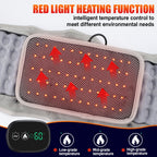 Hailicare Rechargeable Massage Inflatable Belt Warm Electric Heating Belt Without Cloth Bag, Protection Belt