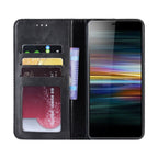 Magnetic Snap Retro Crazy Horse Texture Horizontal Flip Leather Case for Sony Xperia L3, with Holder & Card Slots & Photo Frame – Magnetic, Card Slot, Flip, For Sony Xperia L3