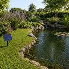 Solar Powered Pond Air Pump & Oxygenator for Garden Ponds, Fish Tanks & Outdoor Water Features