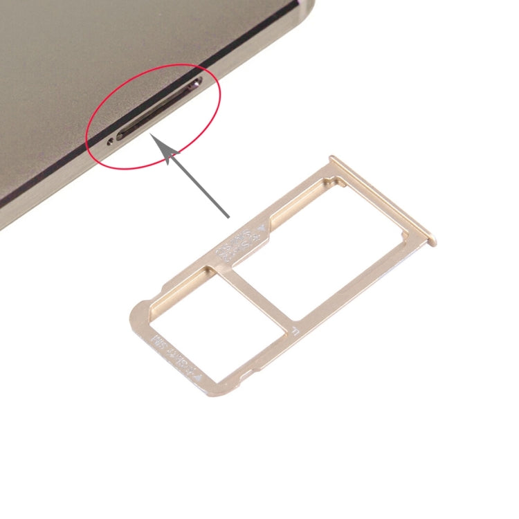 Nano SIM + Micro SD / Nano SIM Card Tray – Durable Build, Easy to Use, For Huawei Mate 8 For Huawei Mate 8 Gold