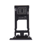 SIM Card Tray + Micro SD Card Tray for Sony Xperia XZ (Single SIM Version) – Durable Build, Easy to Use, For Xperia XZ Single SIM Black, For XZ Single SIM