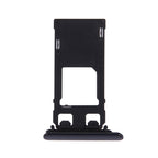 SIM Card Tray + Micro SD Card Tray for Sony Xperia XZ (Single SIM Version) – Durable Build, Easy to Use, For Xperia XZ Single SIM Black, For XZ Single SIM