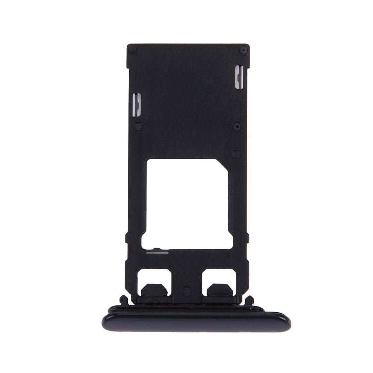 SIM Card Tray + Micro SD Card Tray for Sony Xperia XZ (Single SIM Version) – Durable Build, Easy to Use, For Xperia XZ Single SIM Black, For XZ Single SIM