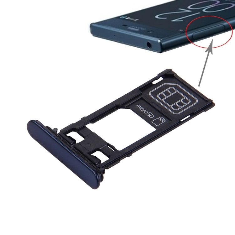 SIM Card Tray + Micro SD Card Tray for Sony Xperia XZ (Single SIM Version) – Durable Build, Easy to Use, For Xperia XZ Single SIM Black, For XZ Single SIM For XZ Single SIM Dark Blue
