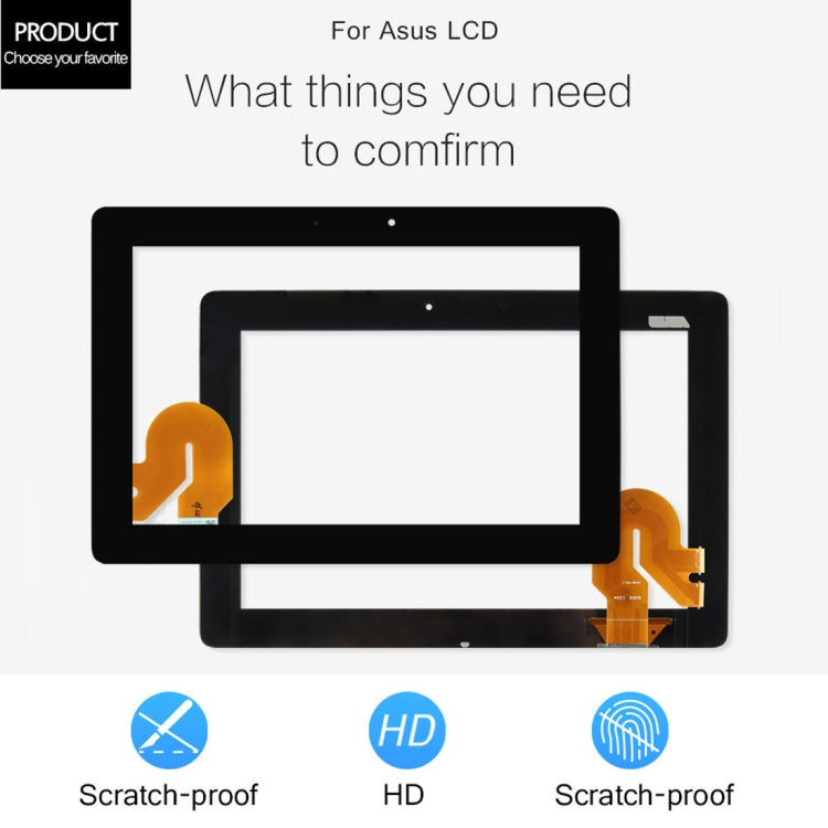 Touch Panel Digitizer for ASUS Pad MeMO FHD 10 / ME301 / ME302 / ME302C / ME302KL / K005 / 5449N / K00A – Durable Build, Easy to Use, For MeMO FHD 10