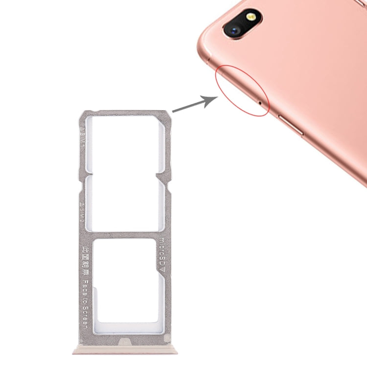 2 x SIM Card Tray + Micro SD Card Tray, OPPO A77 – Durable Build, Easy to Use, For OPPO A77 OPPO A77 Rose Gold