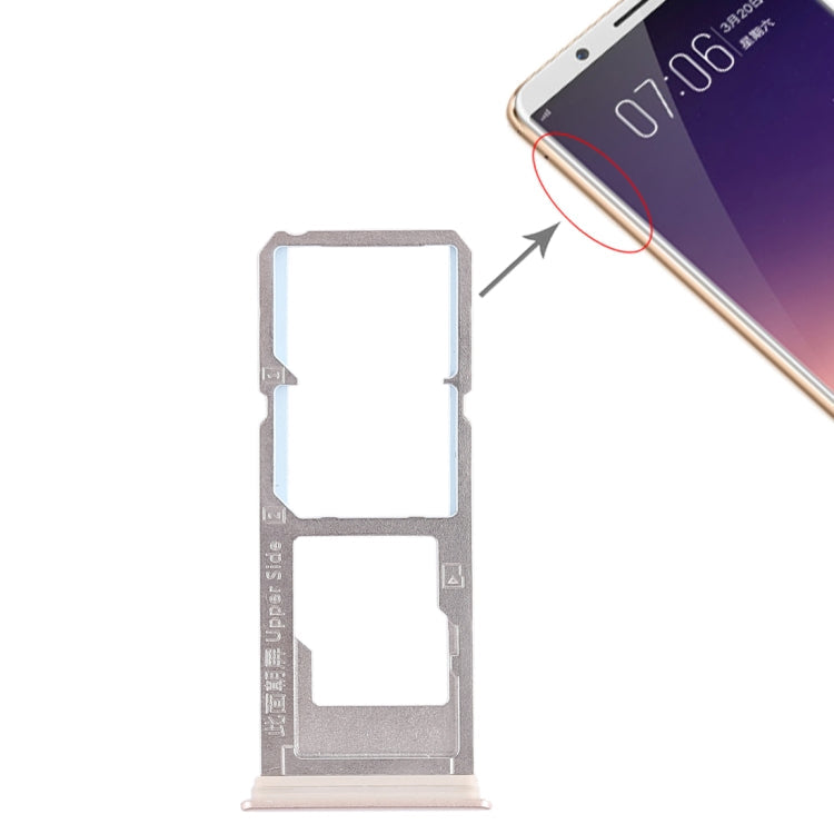 2 x SIM Card Tray + Micro SD Card Tray – Durable Build, Easy to Use, For Vivo Y79 For Vivo Y79 Gold