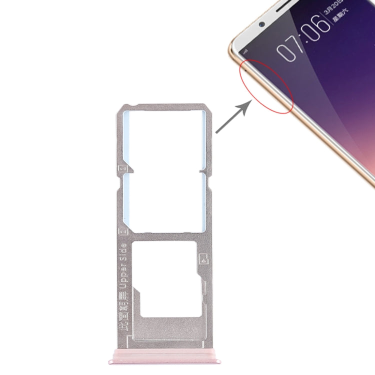 2 x SIM Card Tray + Micro SD Card Tray – Durable Build, Easy to Use, For Vivo Y79 For Vivo Y79 Rose Gold