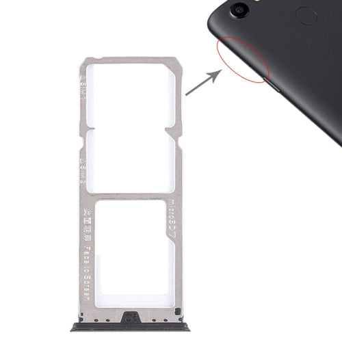 / F5 2 x SIM Card Tray + Micro SD Card Tray – Durable Build, Easy to Use, For OPPO A73 For OPPO A73 Black