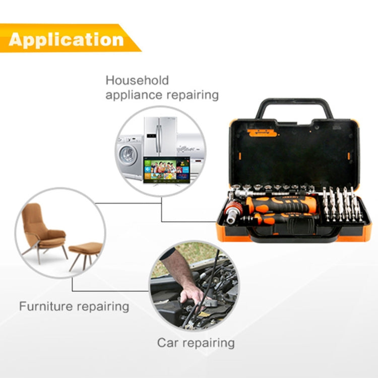 JAKEMY JM-6121 31 in 1 Professional Screwdriver Kit Disassemble Tool Screwdriver Set Multifunction for Electronics Home Tools Repairing, JM-6121 – Durable Build, Easy to Use