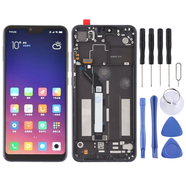 LCD Screen and Digitizer Full Assembly with Frame for Xiaomi Mi 8 Lite – Durable Build, Easy to Use, For Xiaomi Mi 8 Lite, For Mi 8 Lite For Xiaomi Mi 8 Lite Black