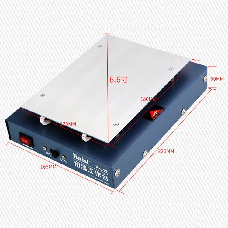 Kaisi K-812 Constant Temperature Heating Plate LCD Screen Open Separator Desoldering Station, US Plug, Kaisi K-812 US Plug, Kaisi K-812 EU Plug – Durable Build, Easy to Use