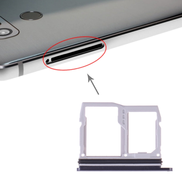 SIM Card Tray + Micro SD Card Tray for LG G6 H870 H871 H872 LS993 VS998 US997 H873 – Durable Build, Easy to Use, For LG G6