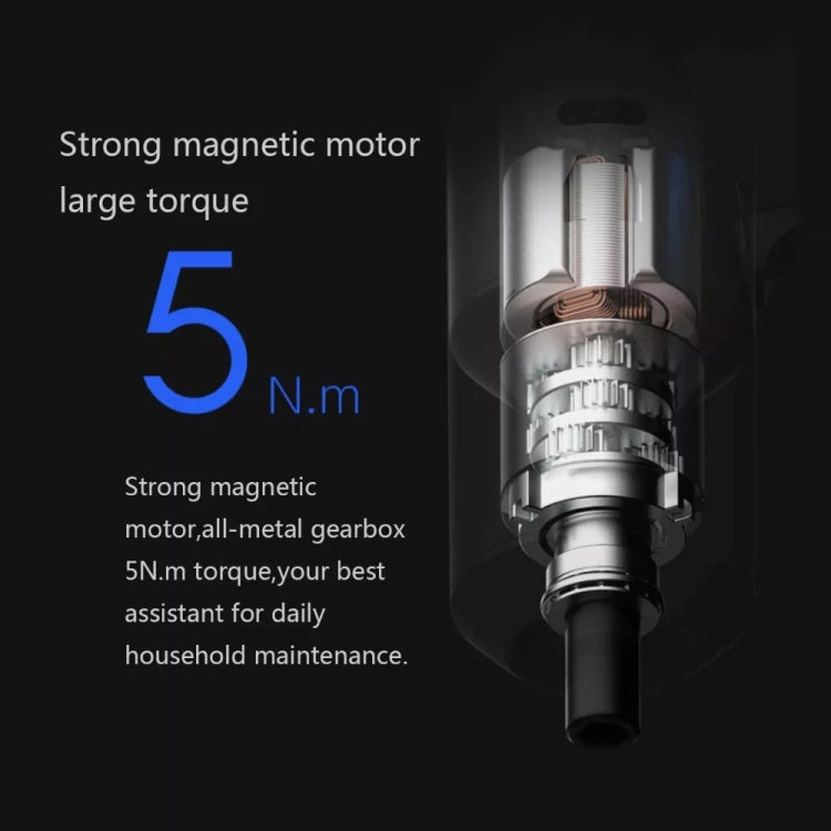 Original Xiaomi Mijia Cordless Rechargeable Screwdriver With 12 PCS S2 Screw Bits, With 12 PCS S2 Screw – Durable Build, Easy to Use