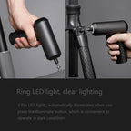 Original Xiaomi Mijia Cordless Rechargeable Screwdriver With 12 PCS S2 Screw Bits, With 12 PCS S2 Screw – Durable Build, Easy to Use