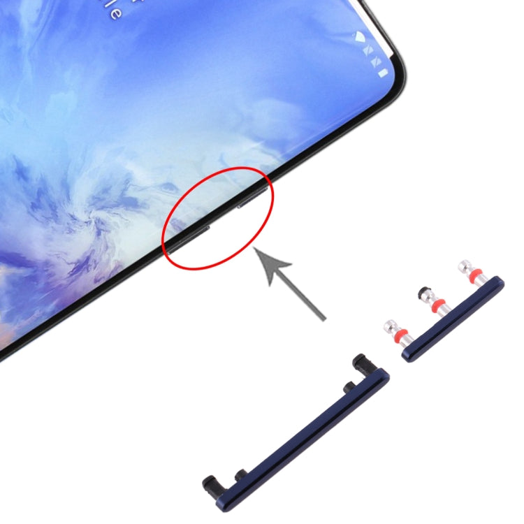 For OnePlus 7 Pro Power Button and Volume Control Button – Durable Build, Easy to Use, For OnePlus 7 Pro(Gold), For OnePlus 7 Pro(Blue) For OnePlus 7 Pro(Blue) Blue