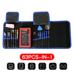 Kaisi K-1766 63 in 1 Magnetic Precision Electronics Screwdriver set Hand Tools For Phone Repair Tool Kit, K-1766 – Magnetic