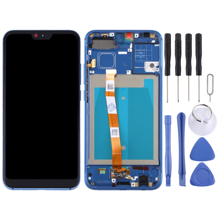 LCD Screen and Digitizer Full Assembly with Frame for Huawei Honor 10 – Durable Build, Easy to Use, For Honor 10