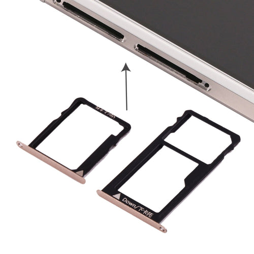 / GR5 Micro SIM Card Tray + Nano SIM & Micro SD Card Tray – Durable Build, Easy to Use, For Huawei 5X, For Huawei Honor 5X For Huawei 5X Gold