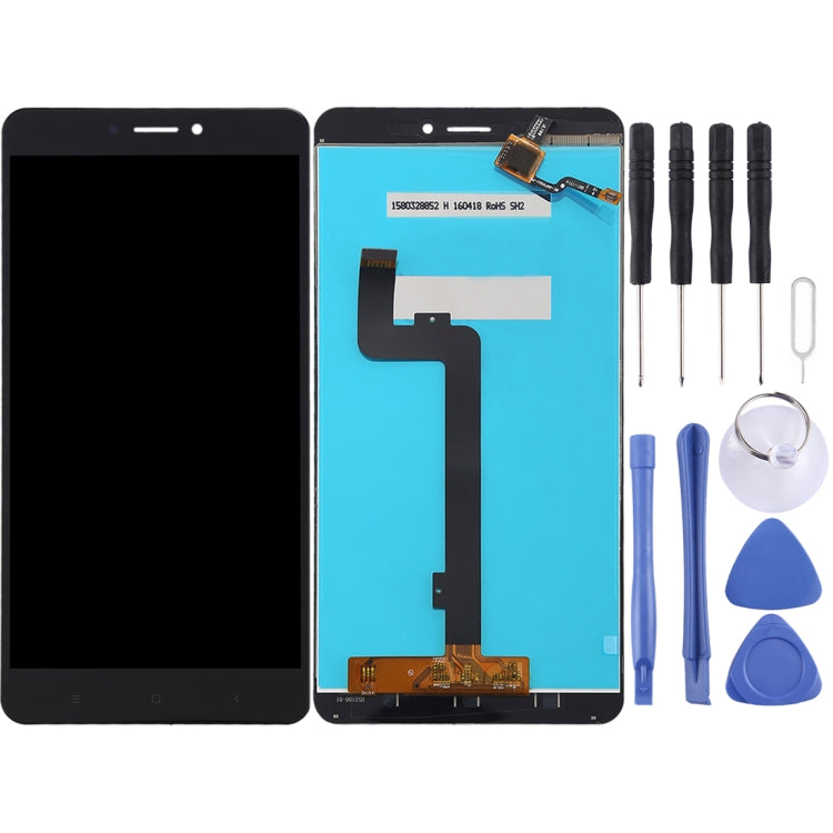 LCD Screen and Digitizer Full Assembly for Xiaomi Mi Max 2, Mi Max 2 – Durable Build, Easy to Use, For Mi Max 2 White Mi Max 2 Black