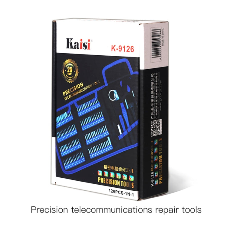 126 in 1 Kaisi K-9126 Magnetic Screwdriver Set Precision Screwdriver Tool Kit Repair Hand Tool, 126 in 1 – Magnetic