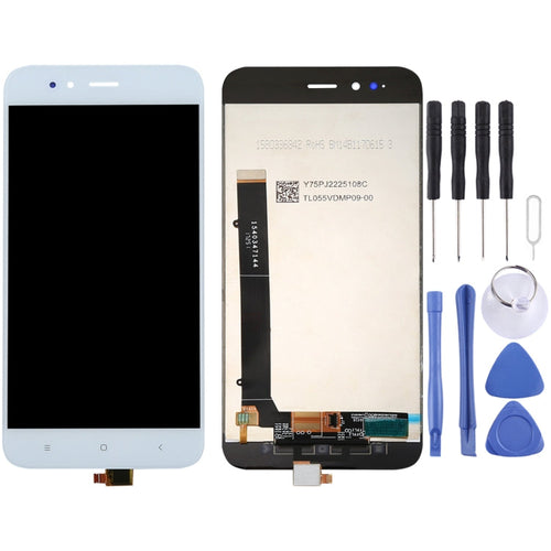 / A1 LCD Screen and Digitizer Full Assembly – Durable Build, Easy to Use, For Xiaomi Mi 5X, For Mi 5X For Xiaomi Mi 5X White