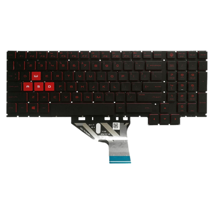 US Version Keyboard with Keyboard Backlight for HP Omen 15-CE 15-CE000 15-CE026TX 15-CE005TX 15-CE006TX 15-CE001TX 15-CE002TX – Durable Build, Easy to Use, For Omen 15-CE (US)